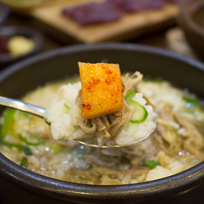 소국밥 + 내장탕 + 매운 소갈비찜 + 생고기