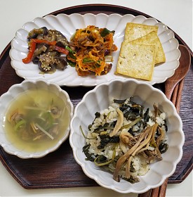 건나물세트 청도볕뉘농원 산채나물로 영양산채밥 만들기